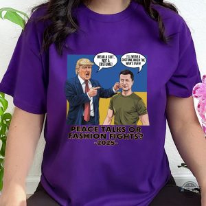 trump zelensky 2025 peace talks t shirt funny fashion fight