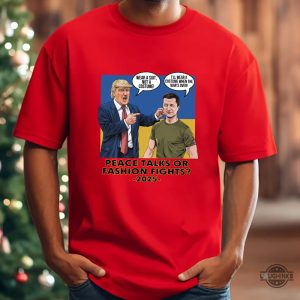 trump zelensky 2025 peace talks t shirt funny fashion fight