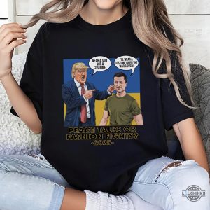 trump zelensky 2025 peace talks t shirt funny fashion fight