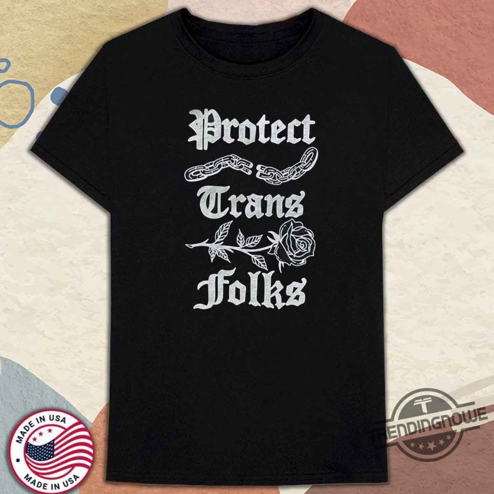 Protect Trans Folks Chain Short Sleeve Shirt 8 Protect Trans Folks Chain Short Sleeve Shirt
