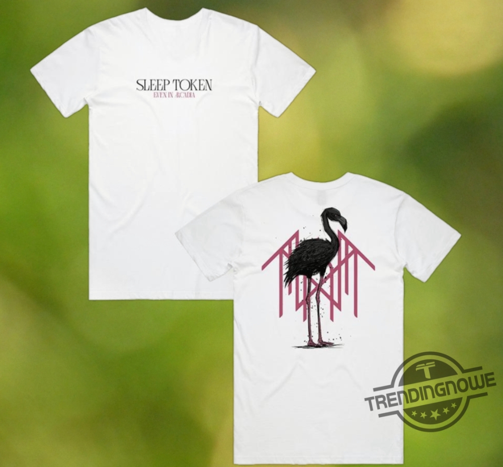 Sleep Token Even In Arcadia Flamingo Emblem Shirt 6 Sleep Token Even In Arcadia Flamingo Emblem Shirt
