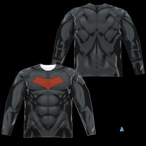 batman red hood style halloween costume t shirt