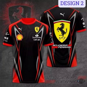 new scuderia ferrari charles leclerc reprinted shirt
