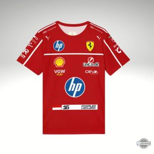 scuderia ferrari f1 2025 charles leclerc shirt
