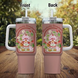 new mad engine strawberry shortcake tumbler 40oz