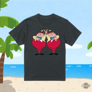 vintage disney tweedle dee tweedle dum shirt reprinted