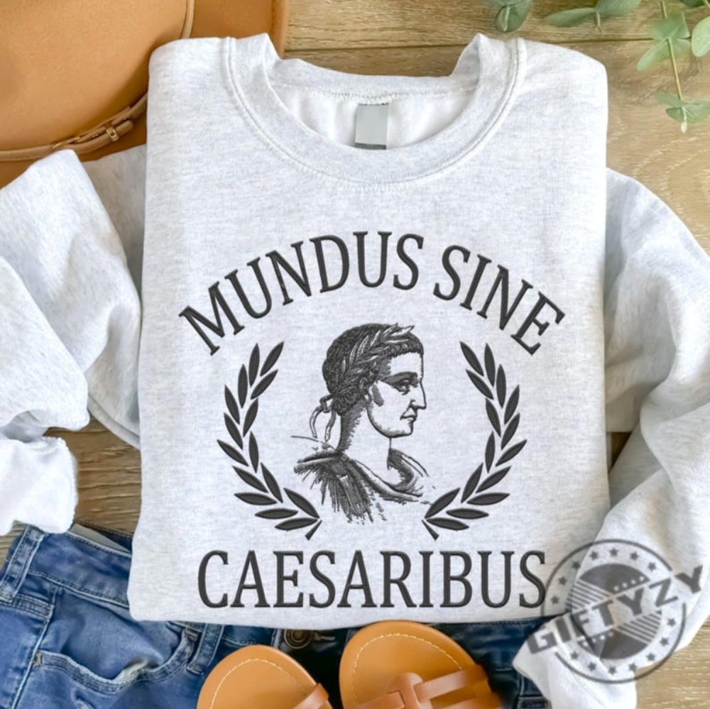 Mundus Sine Caesaribus Embroidered Shirt giftyzy 2