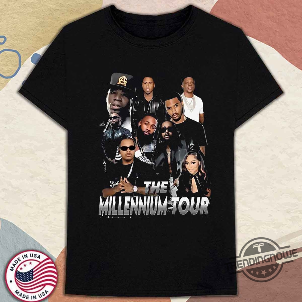 Millennium Tour 2025 Shirt Nostalgic Hip Hop And Rnb Concert Merch trendingnowe 1