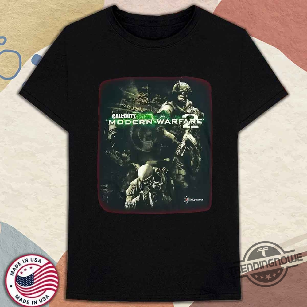 2009 Call Of Duty Modern Warfare 2 Shirt Classic Gamer Nostalgia Tee trendingnowe 1