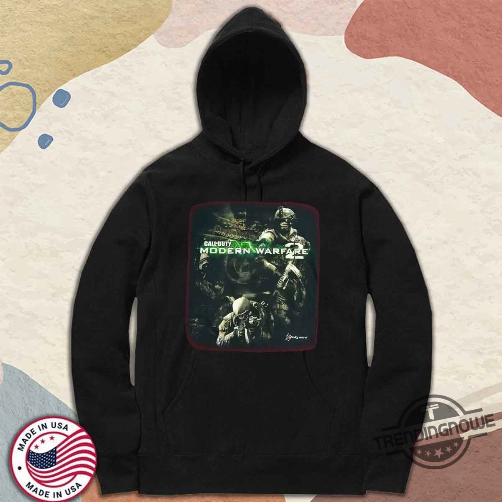2009 Call Of Duty Modern Warfare 2 Shirt Classic Gamer Nostalgia Tee 9 2009 Call of Duty Modern Warfare 2 Shirt Classic Gamer Nostalgia Tee