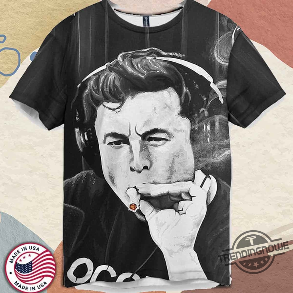Elon Musk Smoking Shirt trendingnowe 1