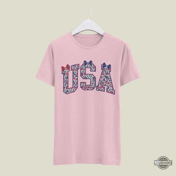vintage floral coquette usa shirt