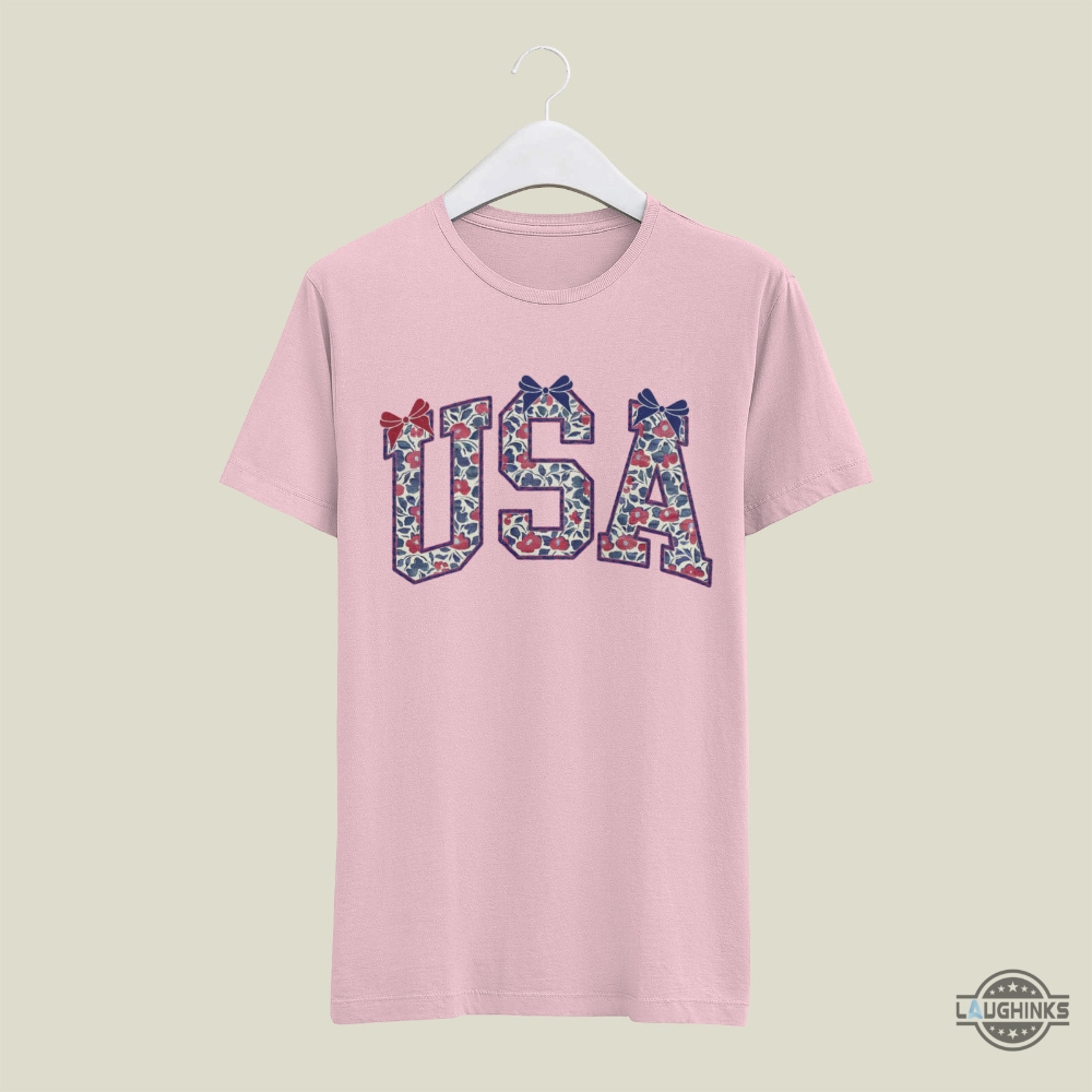 Vintage Floral Coquette Usa Shirt 5 Vintage Floral Coquette USA Shirt