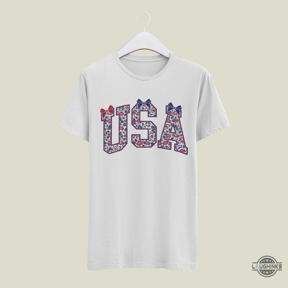 Vintage Floral Coquette Usa Shirt 7 Vintage Floral Coquette USA Shirt