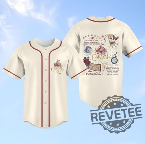 Caraval Series Baseball T Shirt Remember Its Only A Game Legendary Stephanie Garber Bookish Finale Merch Jersey revetee 1