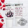 Jack Skellington And Sally Valentine Stainless Steel 40 Oz Travel Tumbler Gift For Her New revetee 1