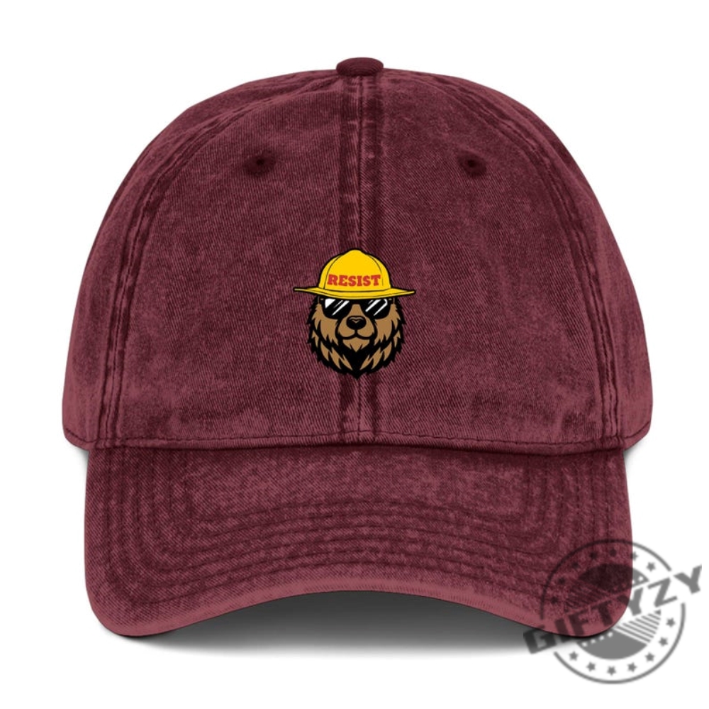Smoky The Bear Resist Embroidered Cap 10 Smoky The Bear Resist Embroidered Cap