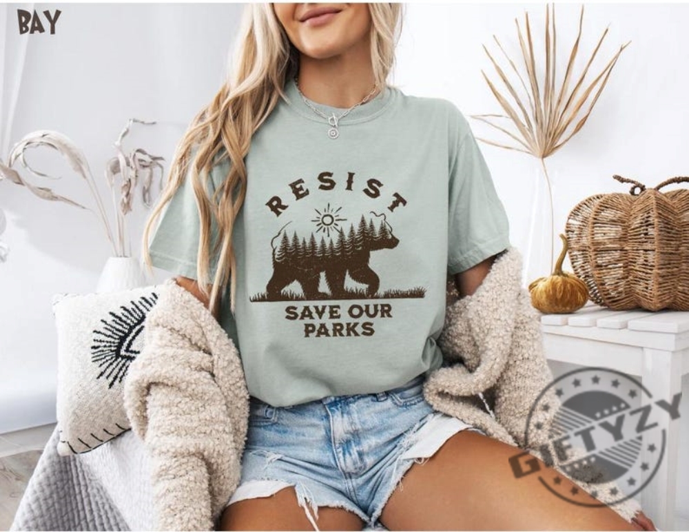 Resist Bear Save Our Parks Fdt Anti Trump Shirt 5 Resist Bear Save our parks FDT anti Trump Shirt