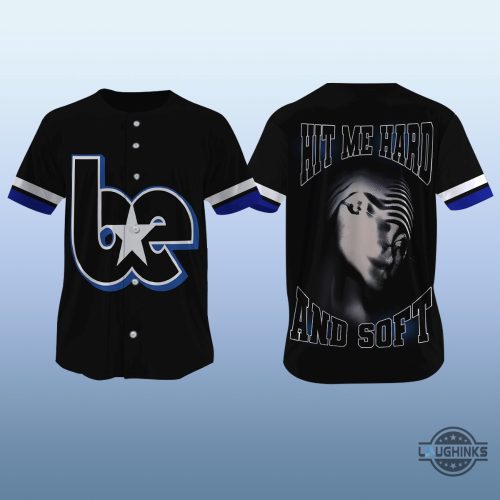 billie eilish hit me hard and soft baseball jersey shirt sale