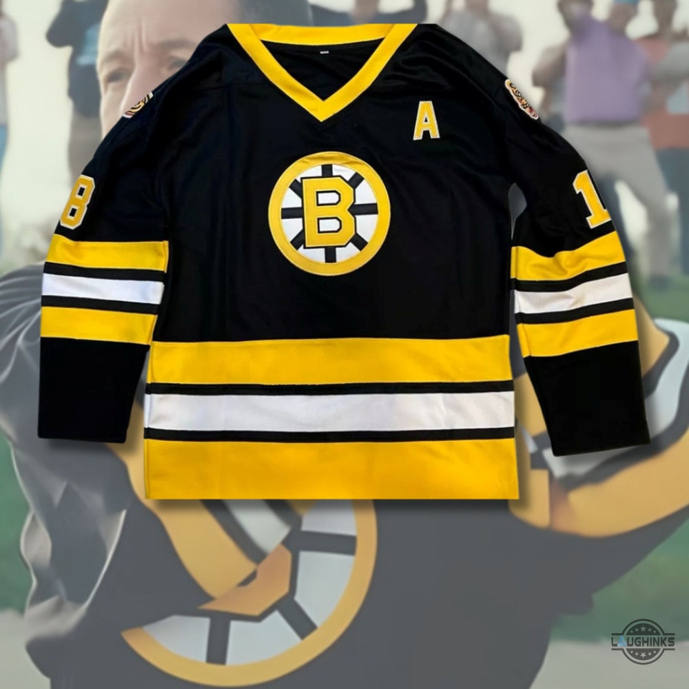 Adam Sandler Happy Gilmore Boston Hockey Jersey Shirt 3D Printed 3 Adam Sandler Happy gilmore Boston hockey jersey shirt 3D Printed