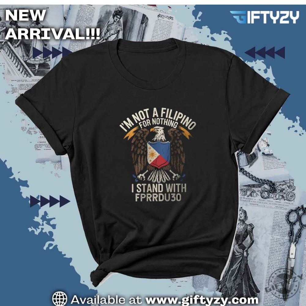 Duterte Support 2025 I Stand With Du30 Shirt giftyzy 1