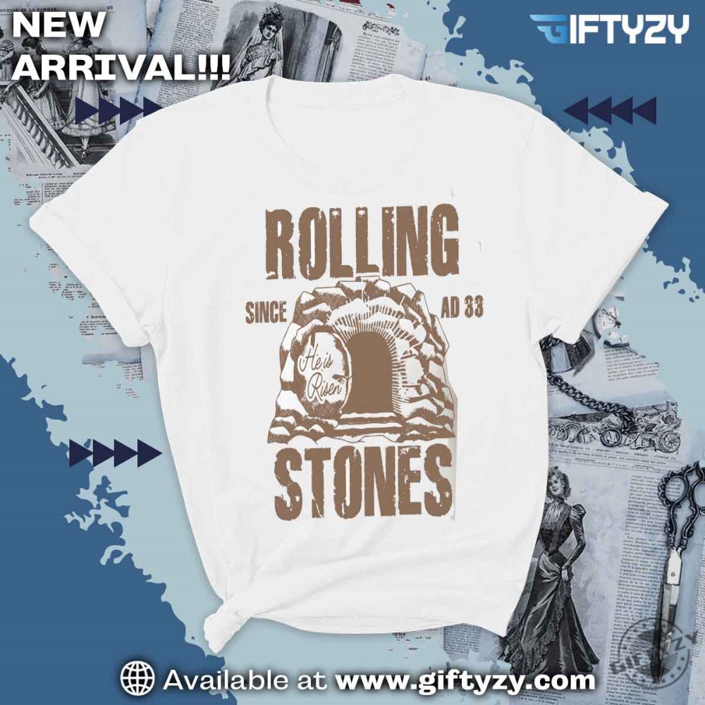 Christian Easter Rolling Stones Shirt giftyzy 1