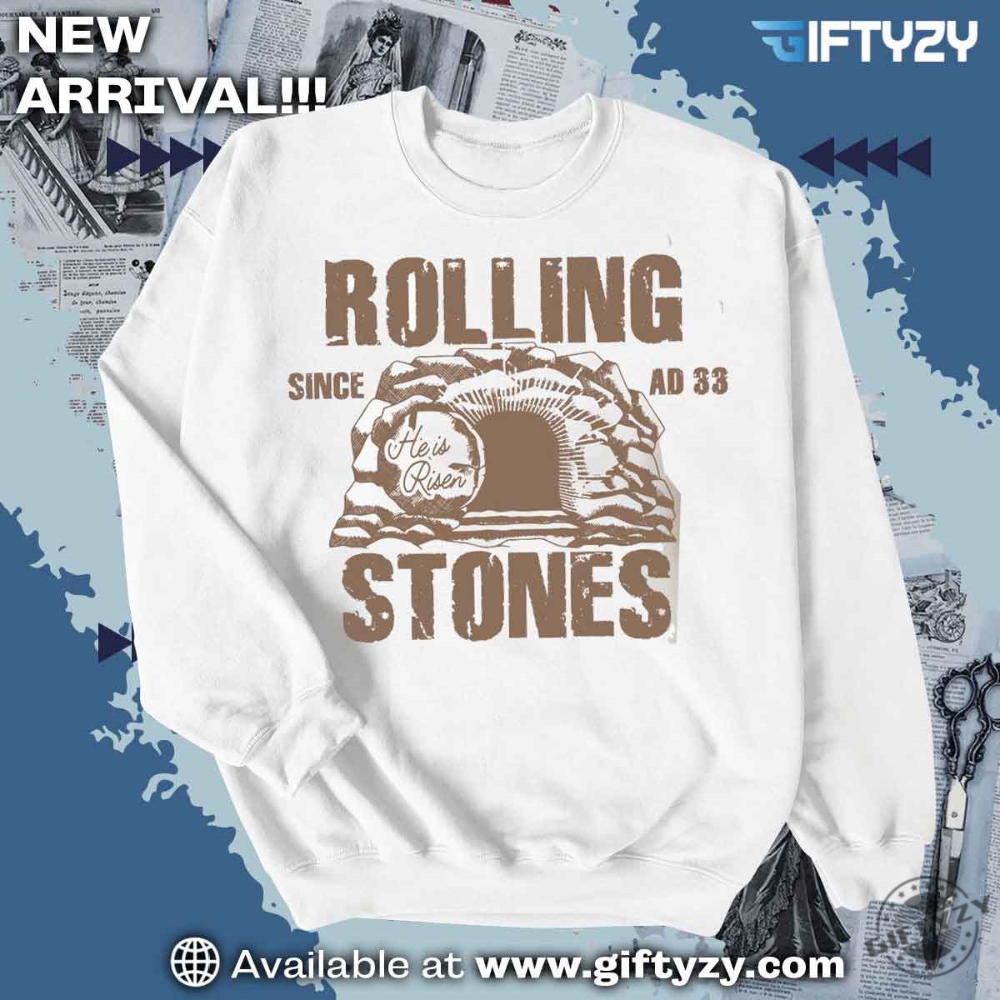 Christian Easter Rolling Stones Shirt giftyzy 2