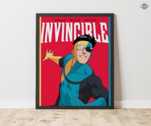 invincible old x new suit canvas printed framed poster