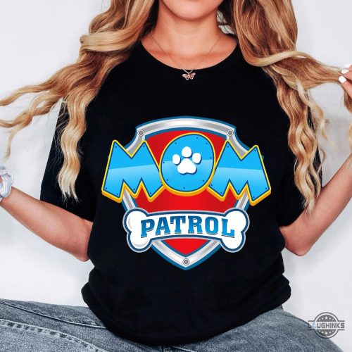 customized paw patrol family birthday shirt