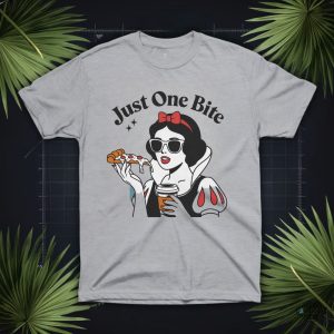 snow white just one bite shirt funny disney princess tee