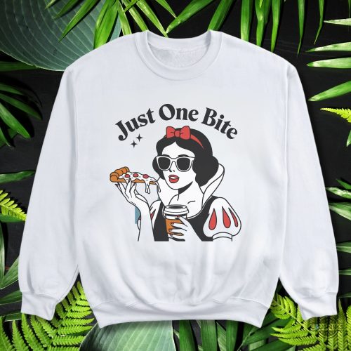 snow white just one bite shirt funny disney princess tee