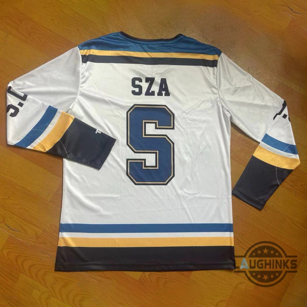 Custom Text Sza Hockey Jersey Shirt 20 Custom Text SZA Hockey Jersey Shirt