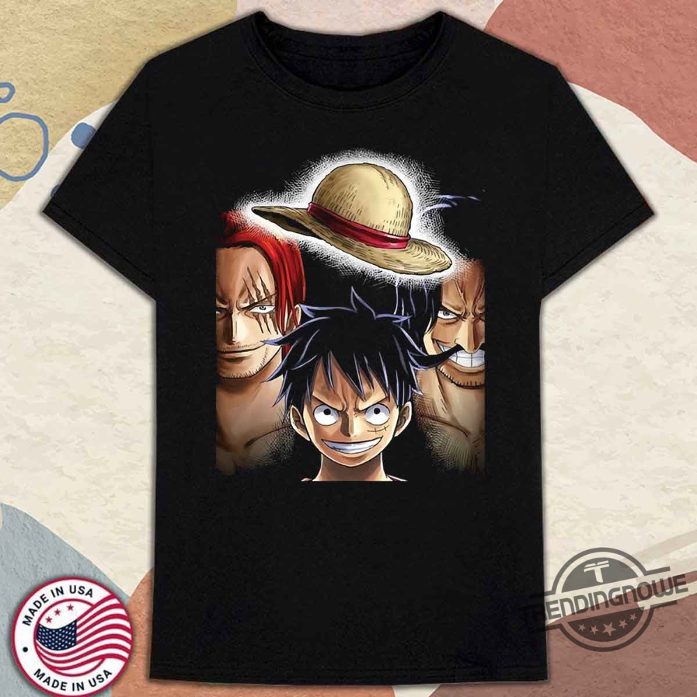 One Piece Luffy Shanks Roger Shirt trendingnowe 1