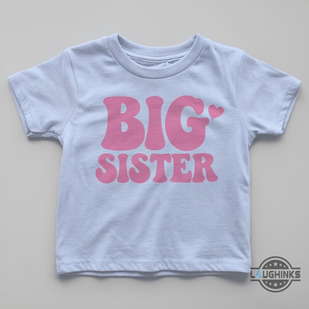 Big Sister Tshirt Adorable Family Matching Outfit 2 Big Sister Tshirt Adorable Family Matching Outfit