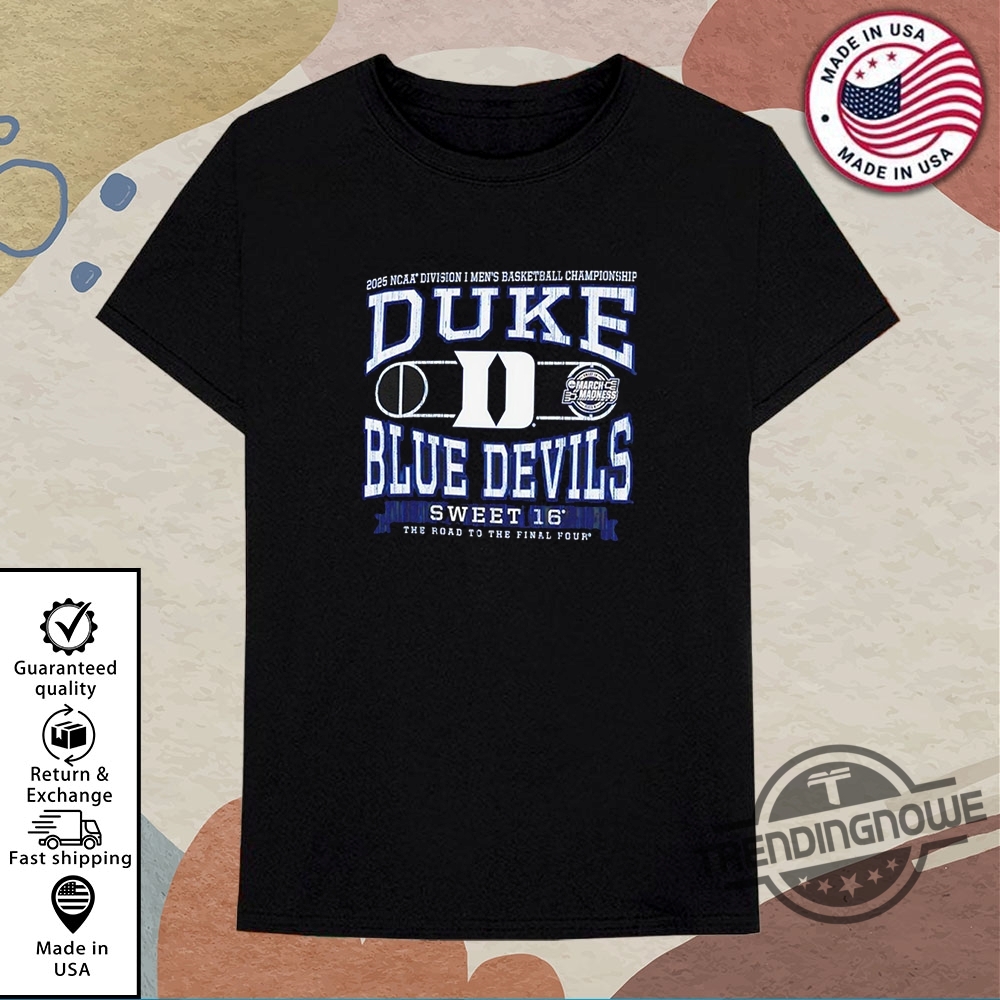 Duke Sweet 16 Final Four 2025 Ncaa Shirt trendingnowe 1