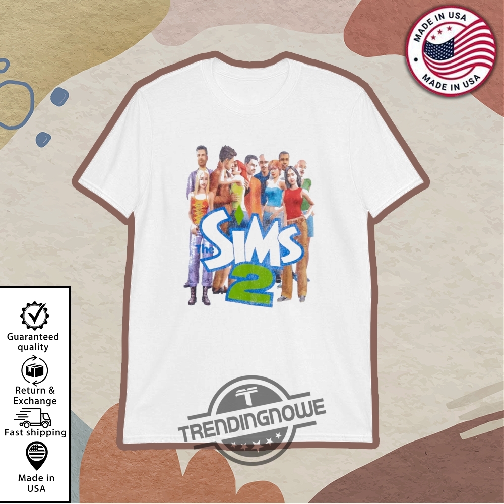 The Sims 2 Game Cover Shirt trendingnowe 1