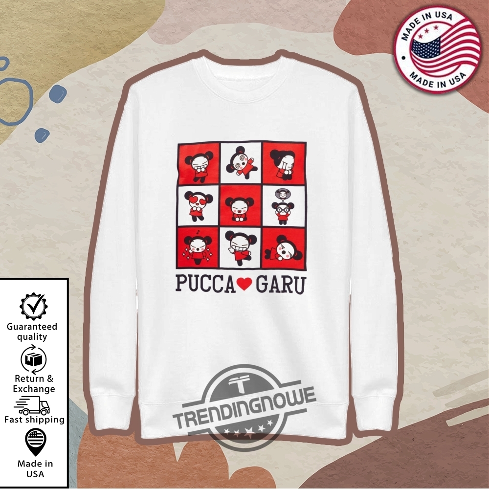 Pucca Garu Grid Girls Shirt 13 Pucca Garu Grid Girls Shirt
