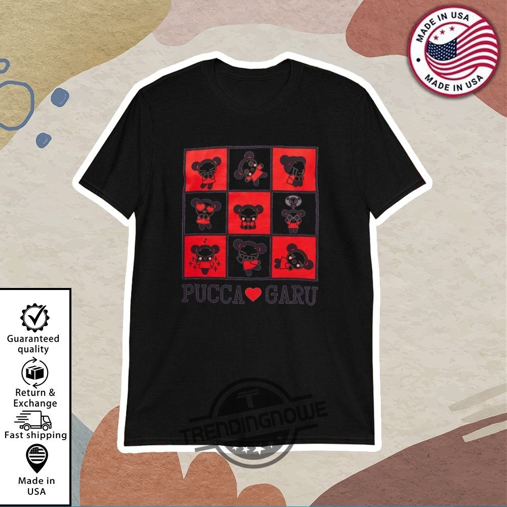 Pucca Garu Grid Girls Shirt 14 Pucca Garu Grid Girls Shirt