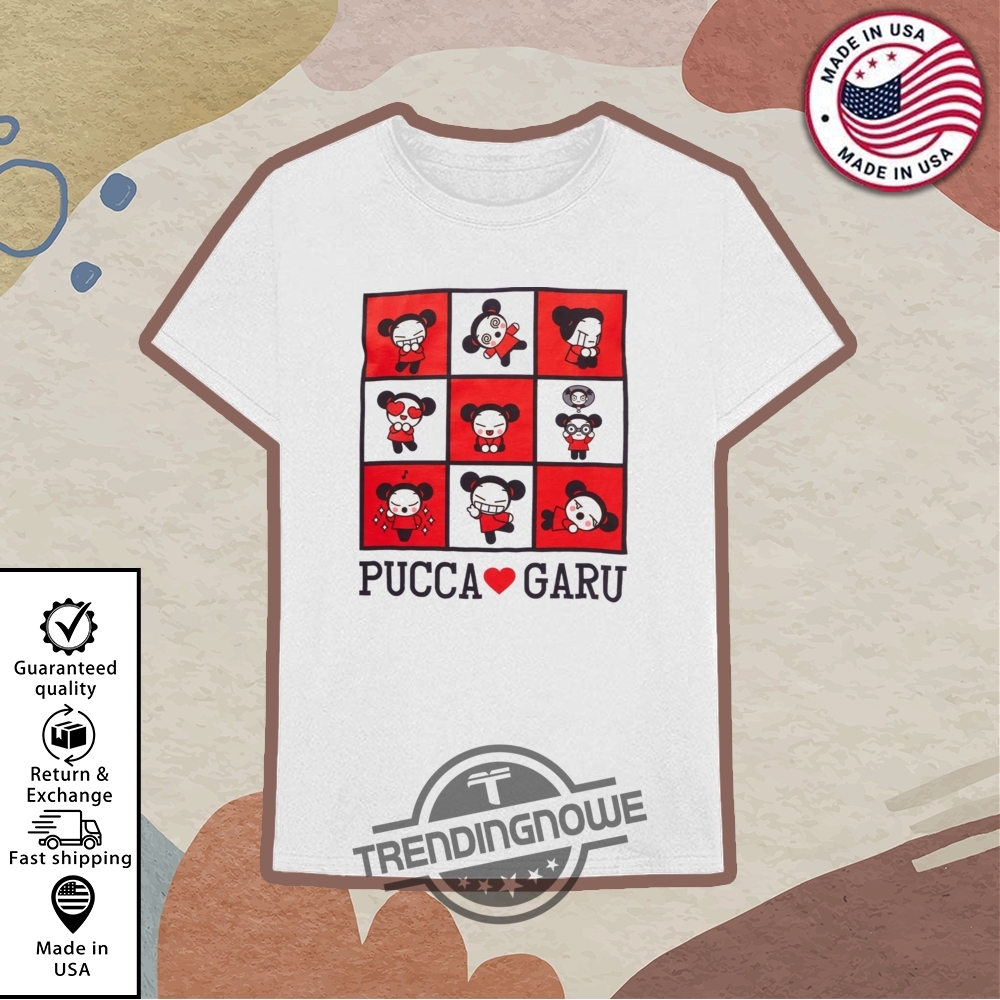 Pucca Garu Grid Girls Shirt 15 Pucca Garu Grid Girls Shirt