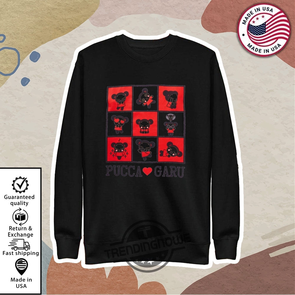 Pucca Garu Grid Girls Shirt 16 Pucca Garu Grid Girls Shirt