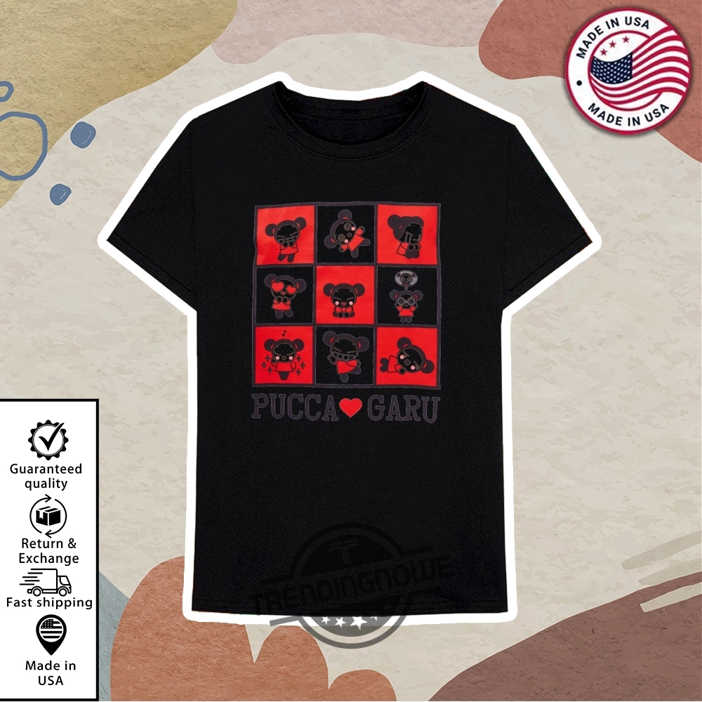 Pucca Garu Grid Girls Shirt 17 Pucca Garu Grid Girls Shirt