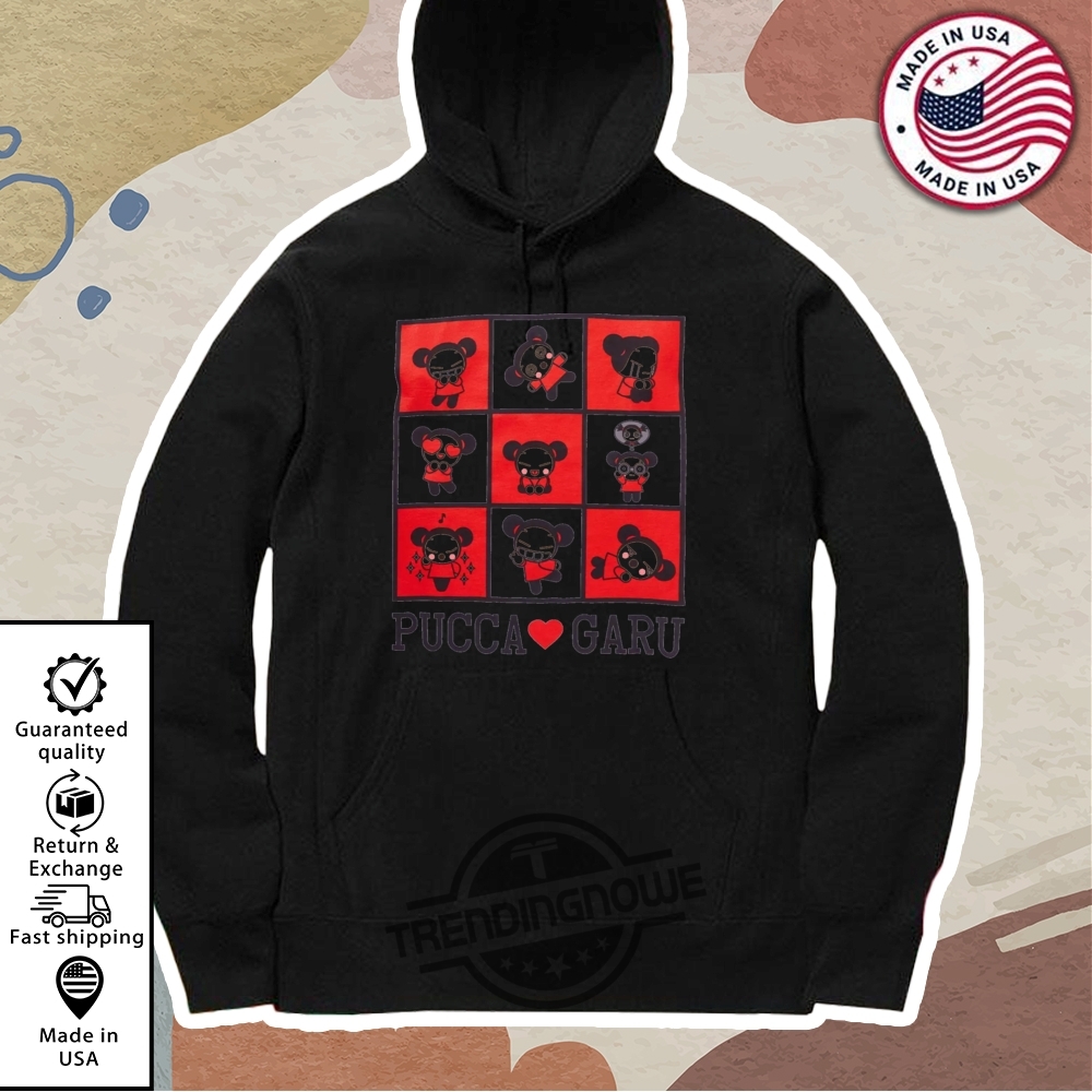 Pucca Garu Grid Girls Shirt 18 Pucca Garu Grid Girls Shirt