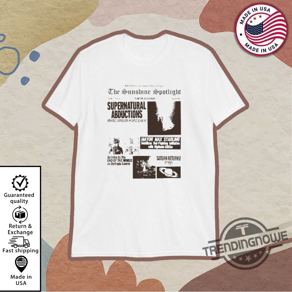 Ariana Grande Brighter Days Newspaper T Shirt 8 Ariana Grande Brighter Days Newspaper T Shirt