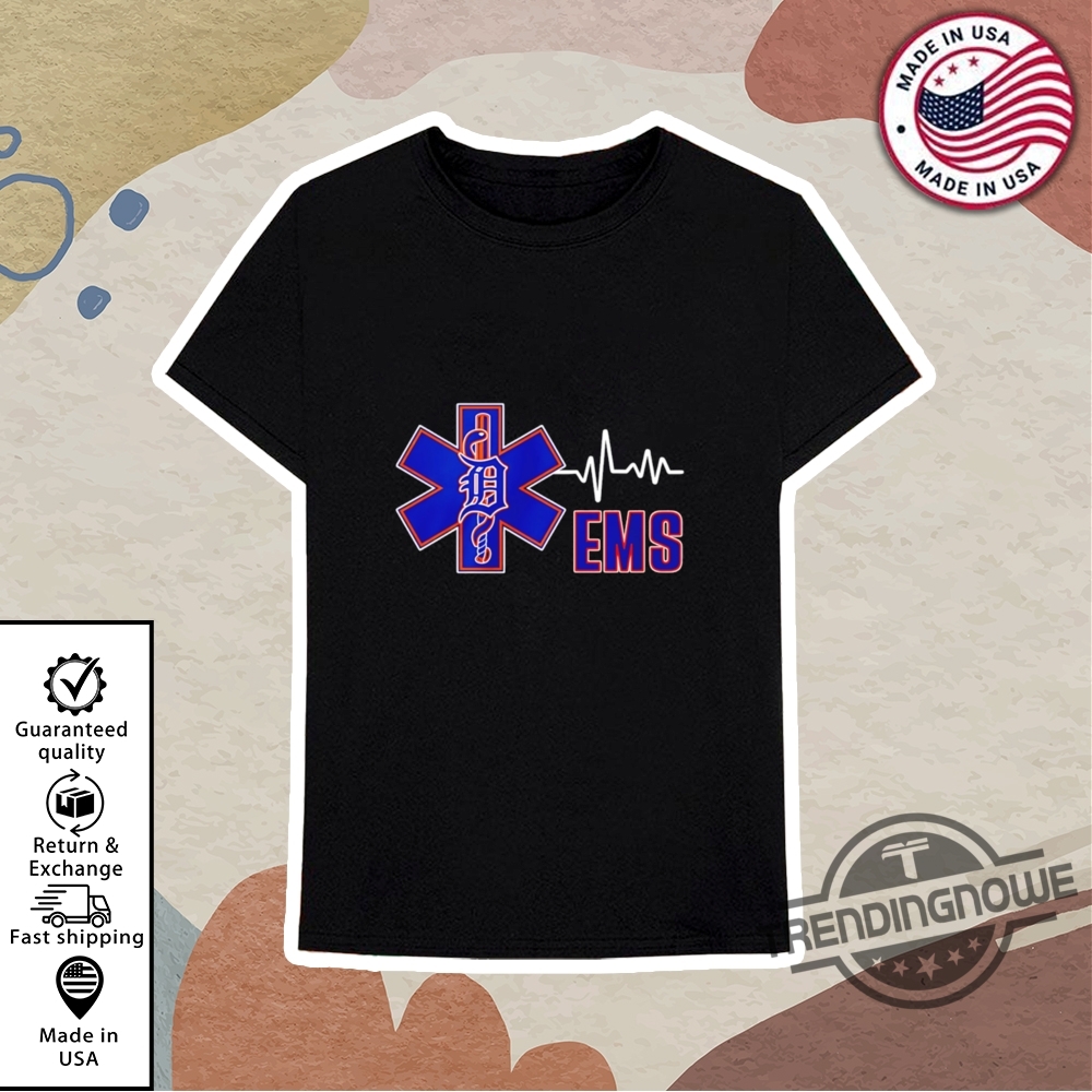 Official Detroit Tigers National Ems Week T Shirt 10 Official Detroit Tigers National EMS Week T Shirt