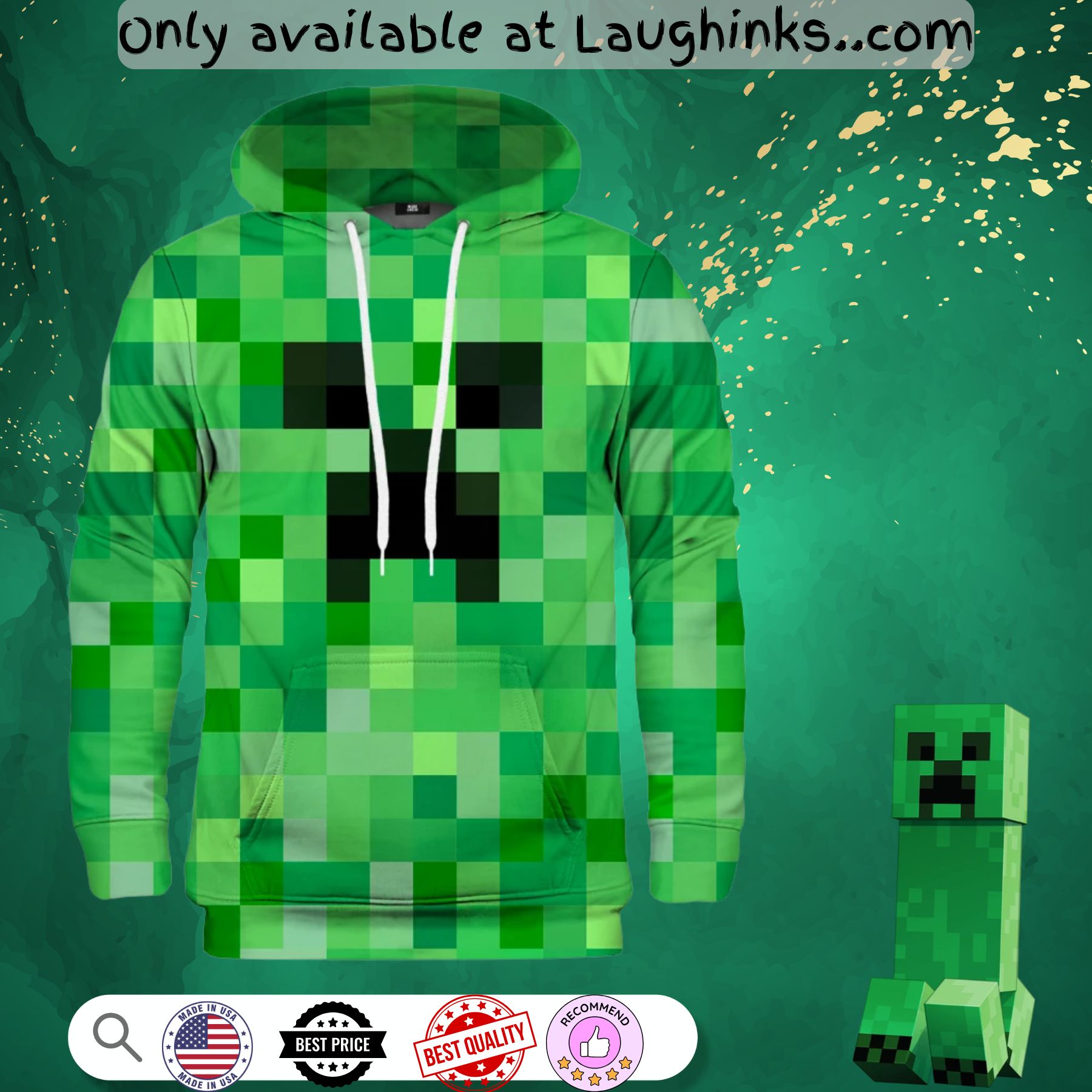 Creeper Sweater Cosplay Full Printed Sweatshirt T Shirt Hoodie Sweatpants Costume 8 13 creeper sweater cosplay full printed sweatshirt t shirt hoodie sweatpants costume