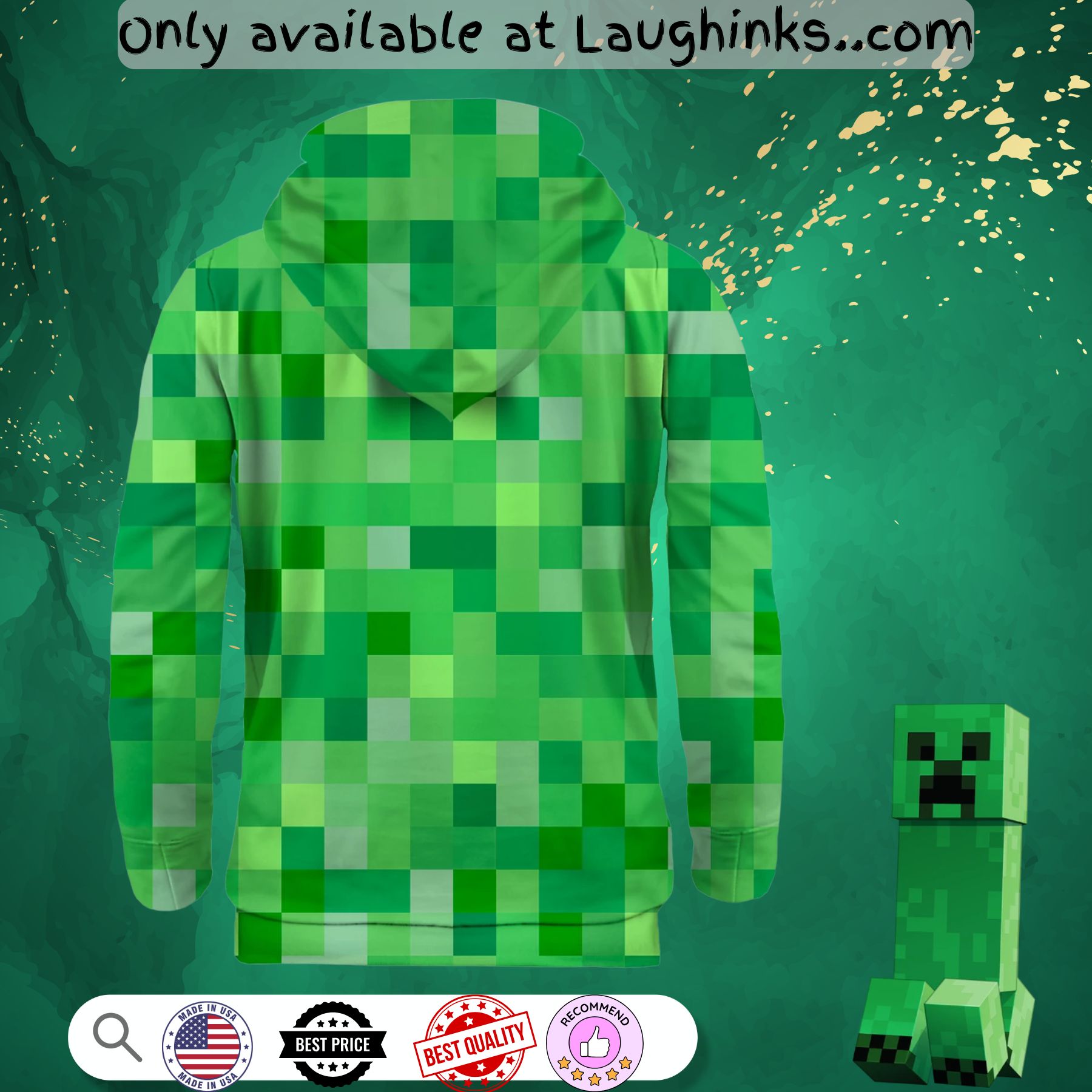 Creeper Sweater Cosplay Full Printed Sweatshirt T Shirt Hoodie Sweatpants Costume 9 14 creeper sweater cosplay full printed sweatshirt t shirt hoodie sweatpants costume