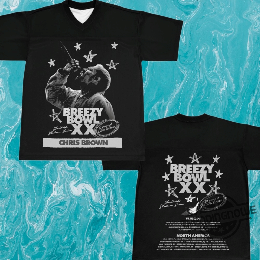 Breezy Bowl Xx Football Jersey Breezy Bowl Xx 2025 Tour T Shirt trendingnowe 1