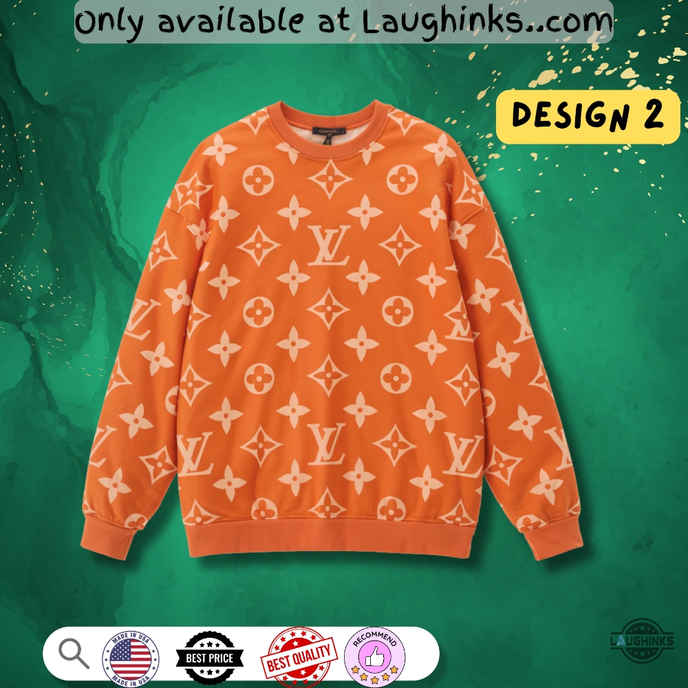 Funny Louis Vuitton Orange Sweater Lv Artificial Wool Ugly Christmas Sweatshirt 5 Funny Louis Vuitton orange sweater LV Artificial Wool Ugly Christmas Sweatshirt