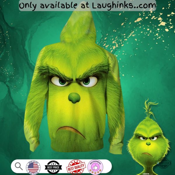 funny dr seuss the grinch costume tshirt hoodie sweatshirt hawaiian shirt