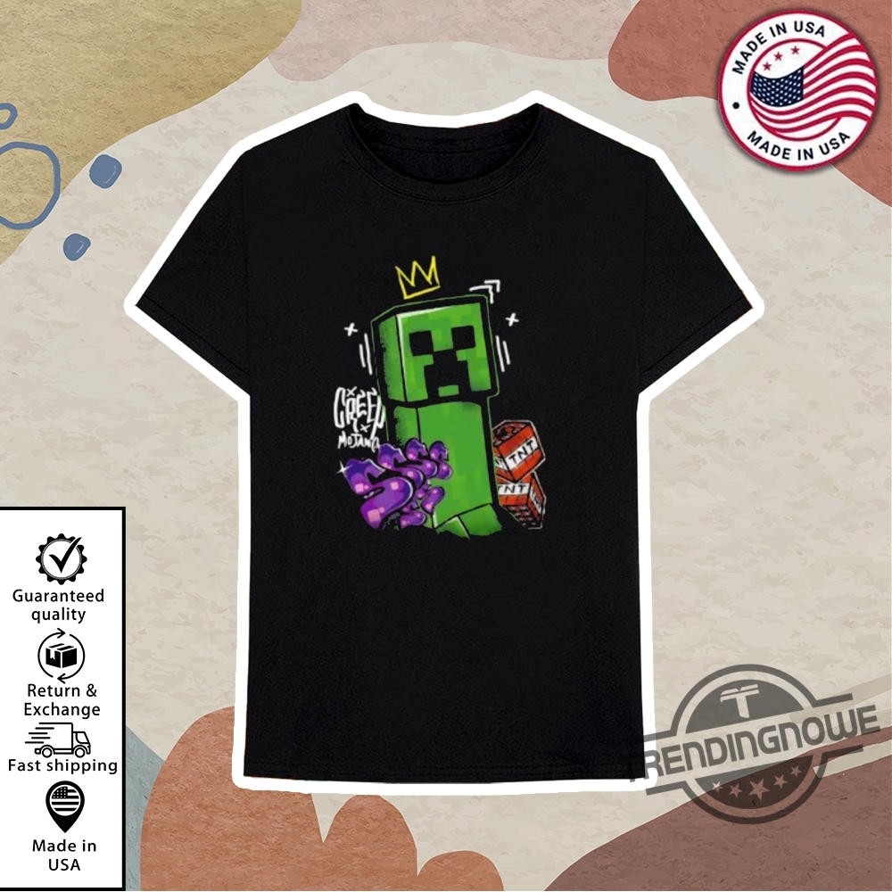 Camiseta Minecraft King Creeper Shirt 10 Camiseta Minecraft King Creeper Shirt